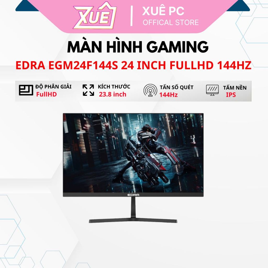 Màn hình Gaming EDRA EGM24F144S 24 inch FullHD 144Hz (Chính hãng)