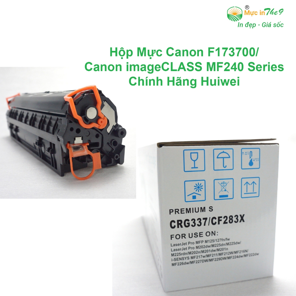 Hộp Mực Canon F173700 / Canon imageCLASS MF240 Series Chính Hãng Huiwei CRG337/83A/CF283A–In Đậm Đẹp