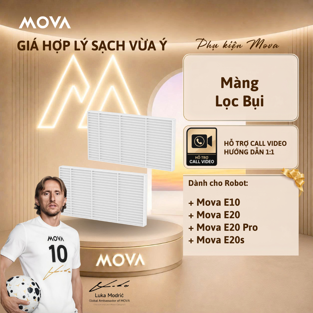 Màng Lọc Bụi Cho Mova E10 / E20 / E20S - Phụ Kiện Chính Hãng