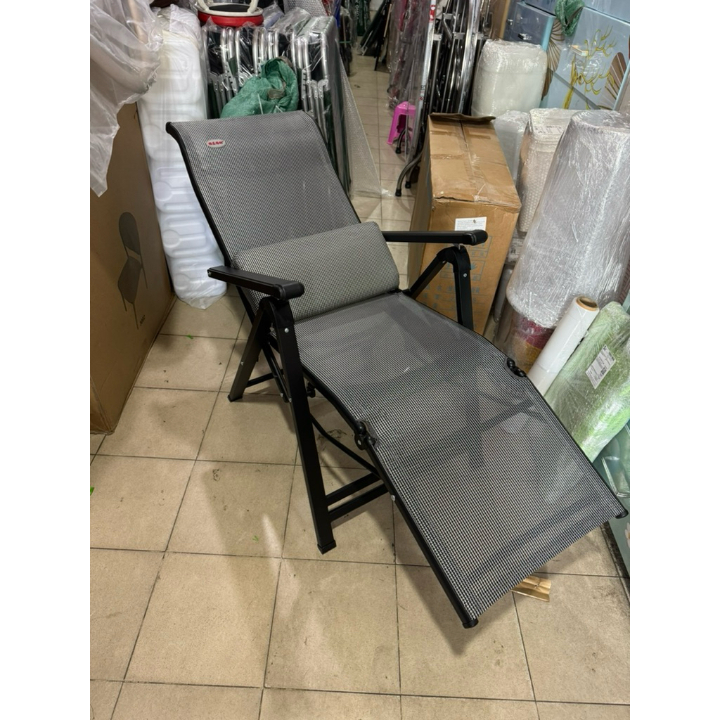 Ghế xếp thư giãn nhập khẩu vào cấp , ghế bố xếp thấp gọn / du lịch cao cấp , ghế bố