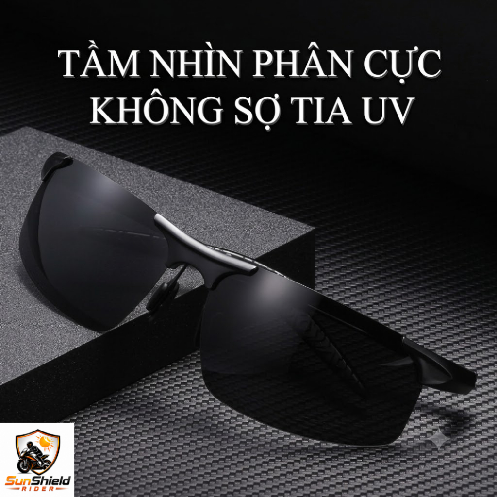 Kính râm nam thời trang mới, kiểu dáng hiện đại, thích hợp cho lái xe, chống tia UV P83-02