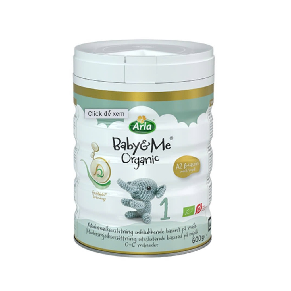 ARLA A2 MẪU MỚI - Baby&Me A2 Organic - Nhập Khẩu _ tem Phụ