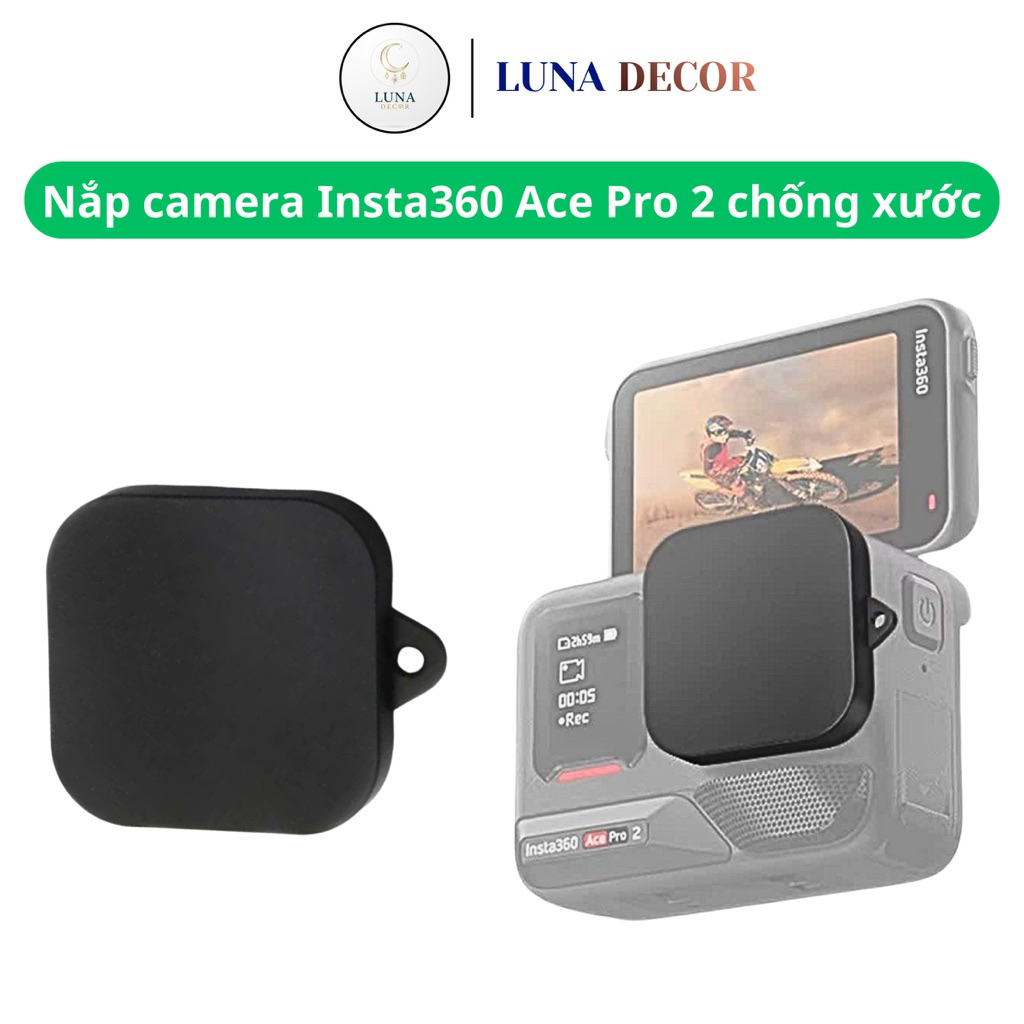 Nắp Che Ống Kính Cho Insta360 Ace Pro 2, Phụ Kiện Bảo Vệ Lens Camera Hành Động Chống Bụi chống trầy 