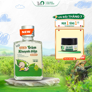 Tinh dầu tràm khuynh diệp Newborn Mệ Đoan giúp giữ ấm, dưỡng ẩm da, hỗ trợ hô hấp cho bé sơ sinh 30ml