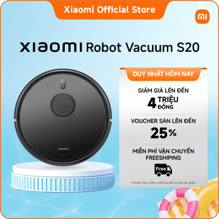 Máy hút bụi Xiaomi Robot Vacuum S20 | Nhỏ gọn, thông minh và mạnh mẽ
