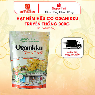 Hạt Nêm Hữu Cơ Oganikku Vị Truyền Thống Túi 300g