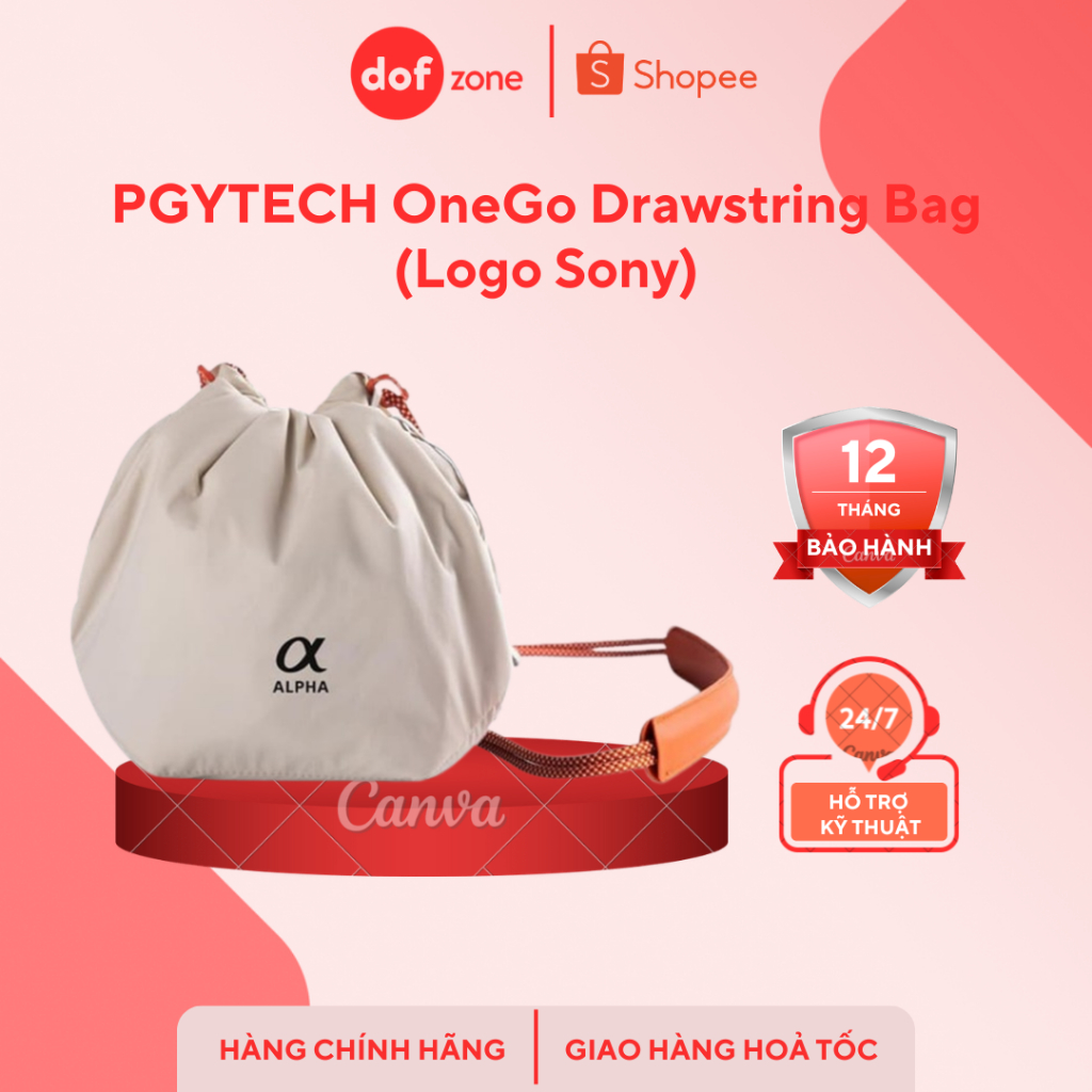 Túi Rút PGYTECH OneGo Drawstring Bag - Hàng Mới Chính Hãng