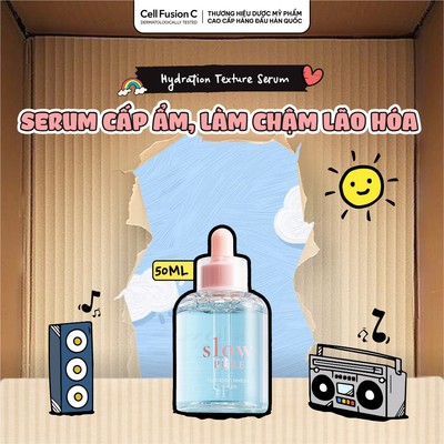 Tinh Chất Cấp Ẩm & Hỗ Trợ Làm Mờ Nếp Nhăn Cho Da Khô Slowpure Hydration Texture Serum 50ml
