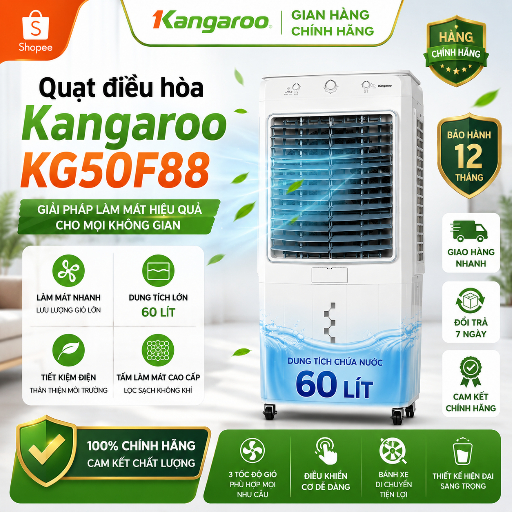Máy làm mát không khí KG50F88 - Bảo hành 12 tháng