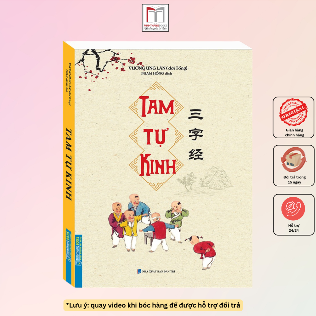 Sách - Tam Tự Kinh (bìa mềm) Vương Ứng Lân (đời Tống)