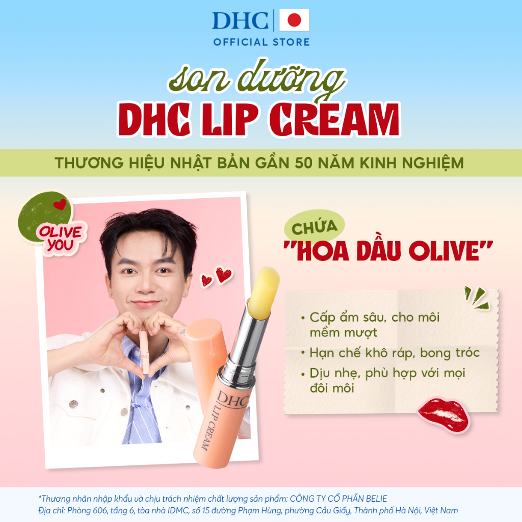 Son dưỡng môi DHC Lip Cream