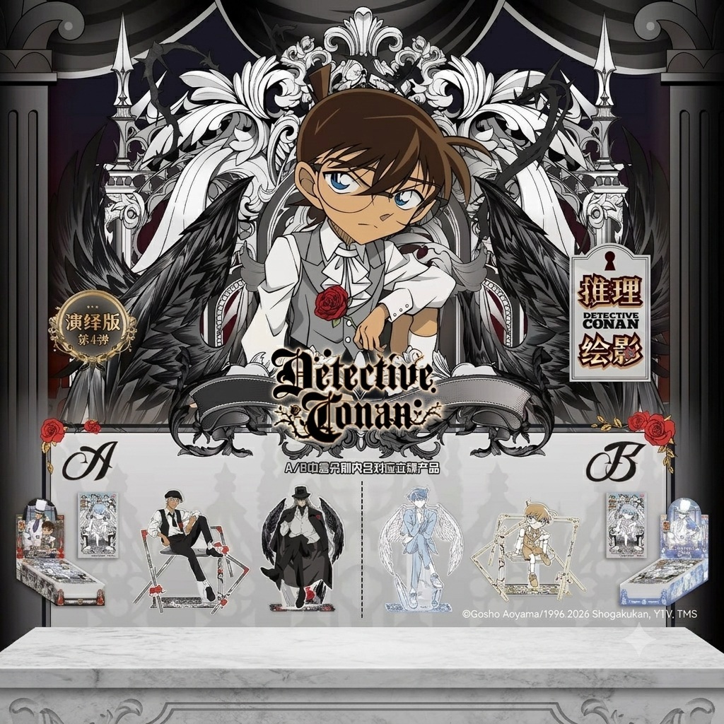 [HOẢ TỐC HN] Standee Detective Conan Rose Dark & Light Vol 4 Chính Hãng KAYOU