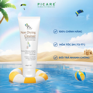 Sữa rửa mặt làm sạch bụi bẩn dầu nhờn tẩy tế bào chết Fixderma Non Drying Cleanser