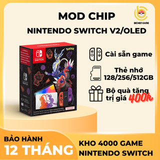 [HỎA TỐC HN] Máy Nintendo Switch V2, Oled cài sẵn Full Game Kèm Bộ Quà Tặng