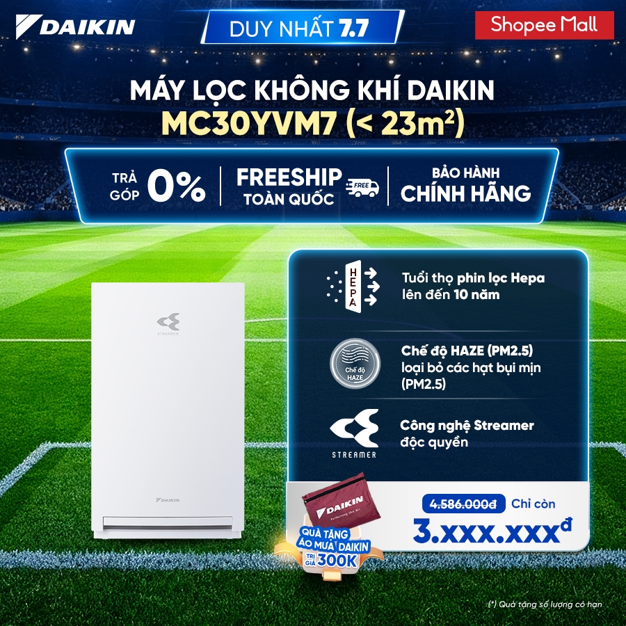 Máy lọc không khí Daikin MC30YVM7 - Diện tích sử dụng 23m2 | BigBuy360 - bigbuy360.vn