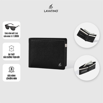 Ví Nam Cao Cấp Da Saffiano Chống Xước, Chống Thấm Nước Chính Hãng Lavatino - WB28