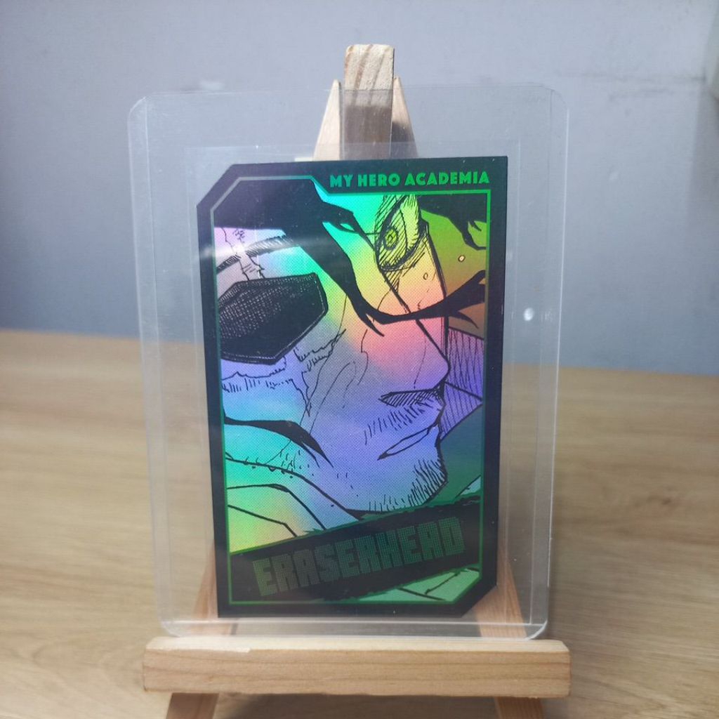 card holo aizawa my hero academia, học viện siêu anh hùng