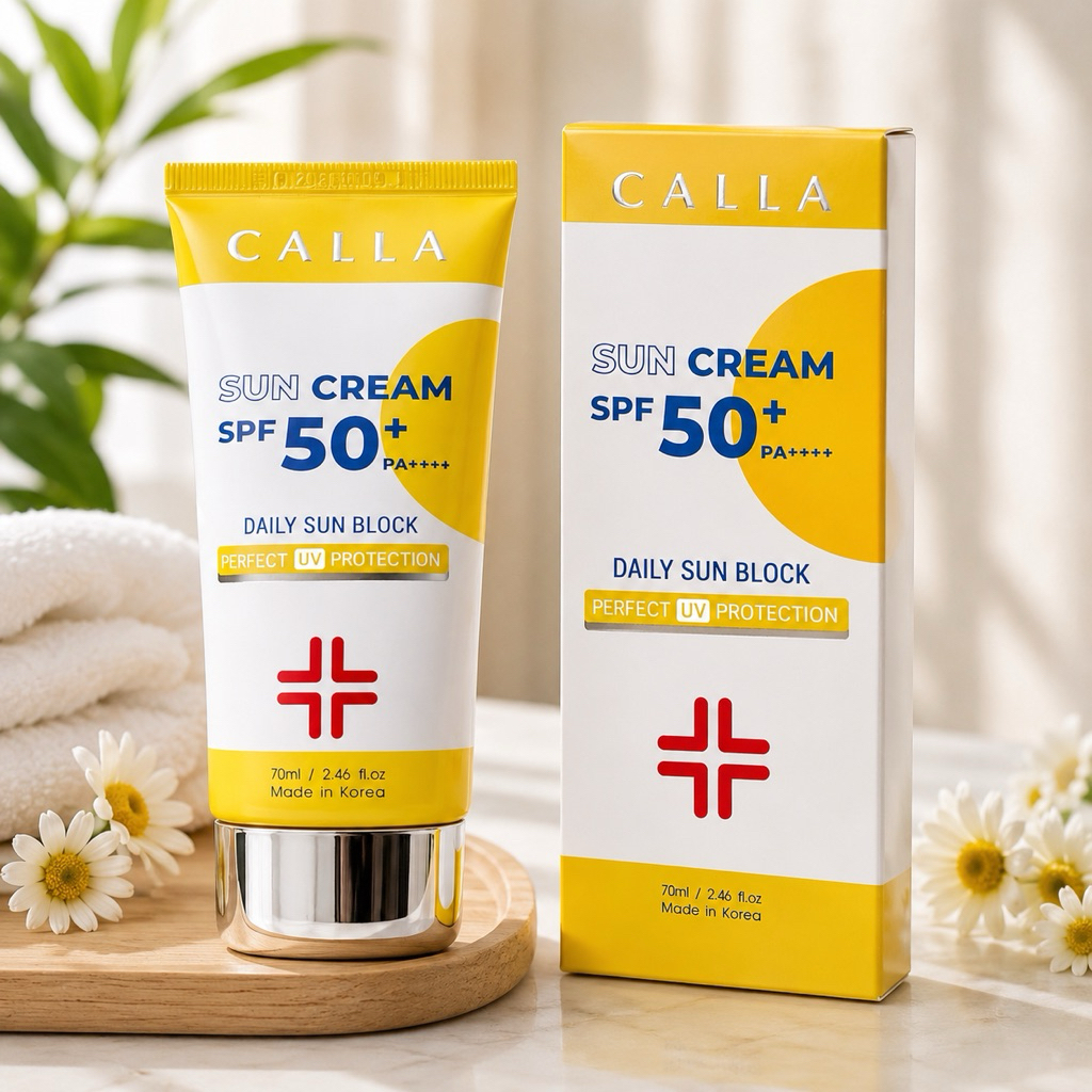 Kem Chống Nắng CALLA Sun Cream SPF50+ PA++++ 70ml – Bảo Vệ Da Toàn Diện, Dưỡng Ẩm Dịu Nhẹ