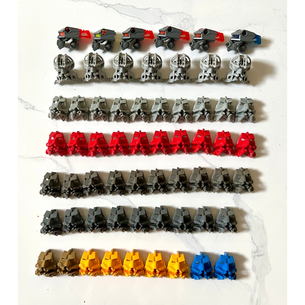 VINTAGE BIONICLE PART - ĐỒ CHƠI XẾP HÌNH BỘ PHẬN BIONICLE - BIONICLE HEAD & EYES PARTS