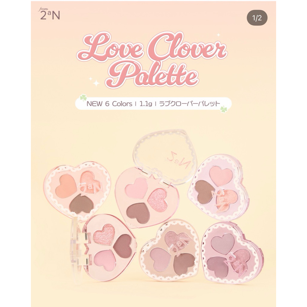 Phấn mắt 2aN Love Clover Palette