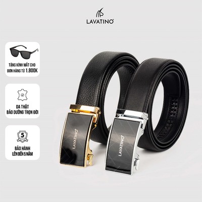 Thắt Lưng Nam Hợp Kim Cao Cấp Thiết kế Trượt Hiện Đại Chính Hãng LAVATINO -  MT11