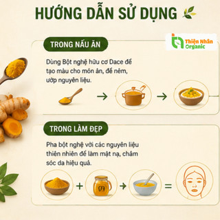 Bột nghệ hữu cơ Dace 45g