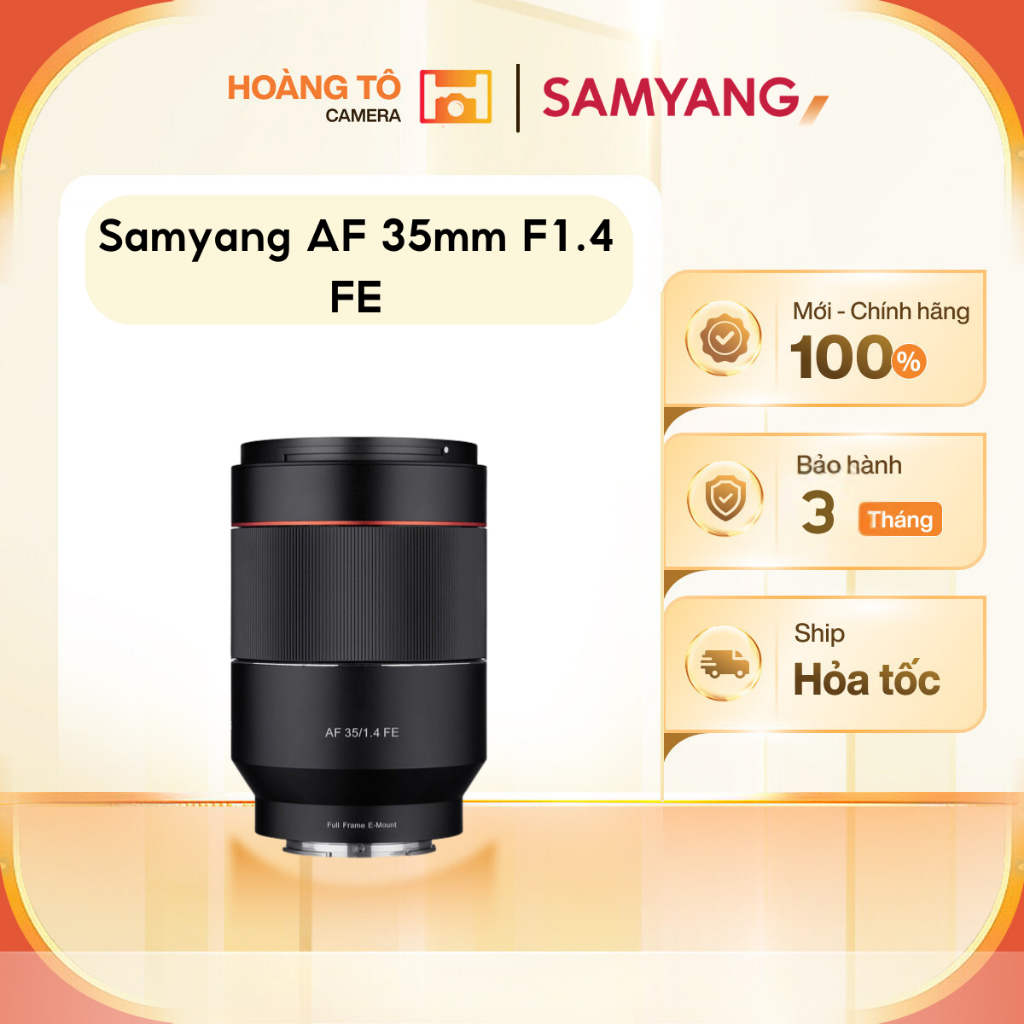 Ống kính Samyang AF 35mm F1.4 For Sony | Mới chính hãng [ Trôi bảo hành ]