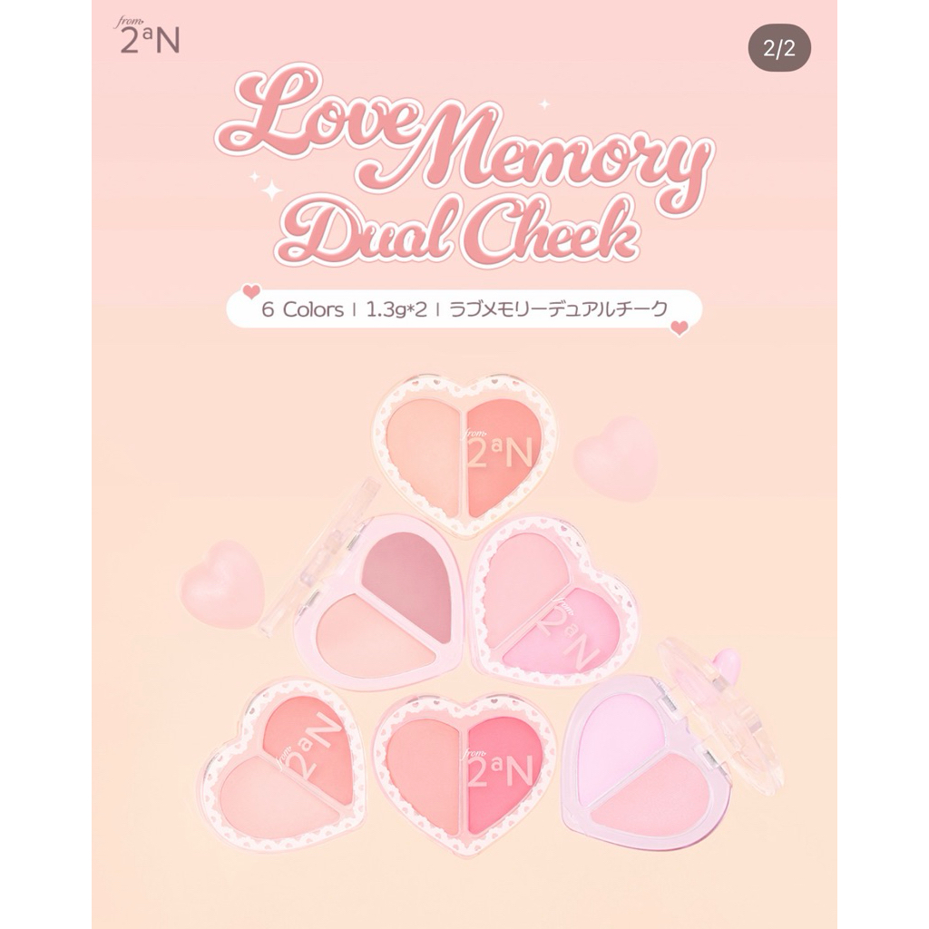 Phấn má 2aN Love Memory Dual Cheek
