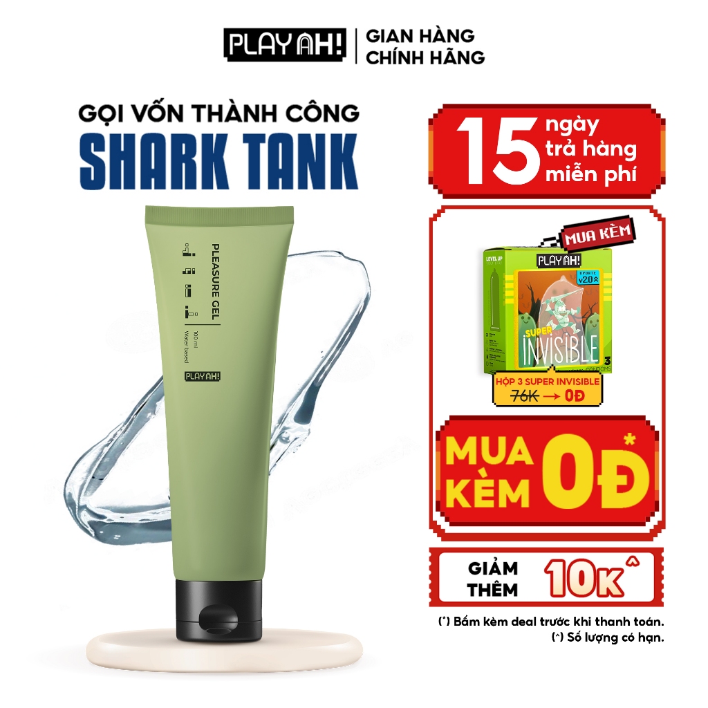 Gel Bôi Trơn PlayAh Gốc Nước Pleasure Gel 100ml
