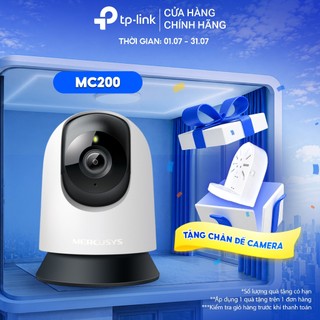 [AI, Nhìn Đêm] Camera Wi-Fi An Ninh Trong Nhà Mercusys MC200 (2MP) / MC210 (3MP) Hình Ảnh Sắc Nét, Hồng Ngoại Ban Đêm