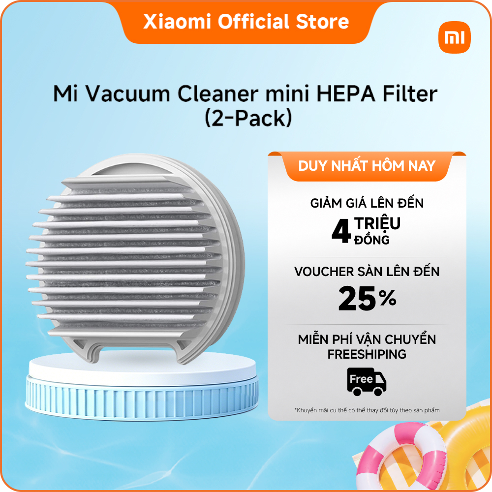 Máy hút bụi cầm tay mini Xiaomi | Xiaomi Mi Vacuum Cleaner mini HEPA Filter (2-Pack)