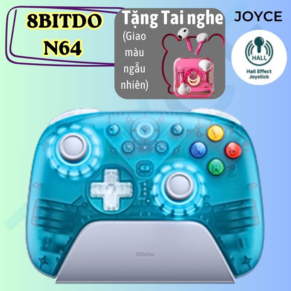 Tay cầm 8BitDo N64 Ultimate 2 hỗ trợ cho PC/ Steam/ Android