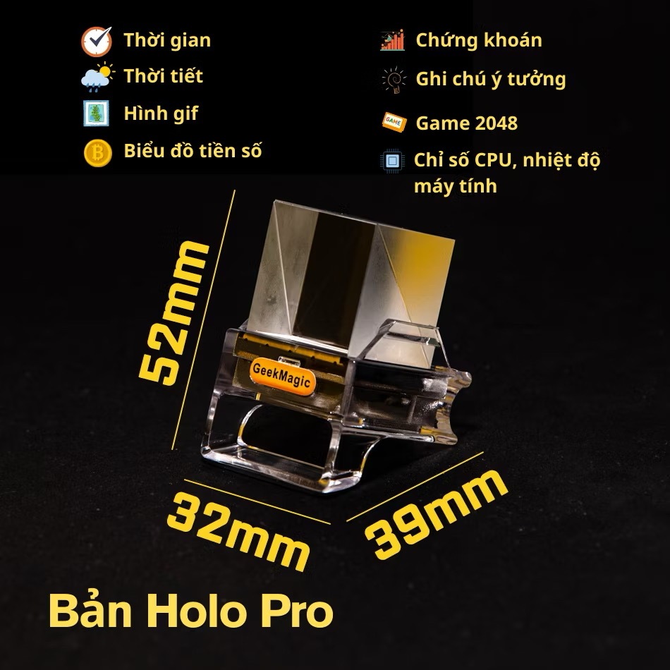 Crystal-Cube <A> màn-hình-thông-minh-Hologram-3D-GeekMagic-chứng-khoán-tiền-ảo-.