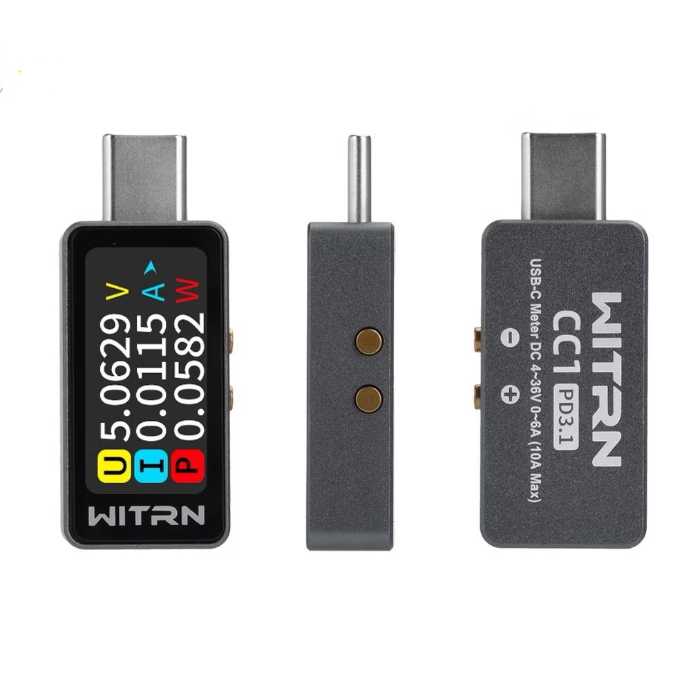 Màn hình <A> IPS màu 0.96 inch WITRN CC1 IPS màu 0.96 inch – Đồng Hồ Đo Công Suất Sạc USB-C