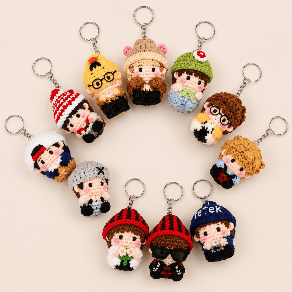 Móc Khóa Lendo CORTIS Concert Tour Quà Tặng Bag Charm Kpop Keonho Martin Juhoon Seonghyeon James