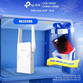 Bộ Mở Rộng Sóng Wi-Fi TP-Link RE235BE Wi-Fi 7 Băng Tần Kép BE3600 | Tương Thích EasyMesh, MLO, Ethernet Multi-Gigabit 2