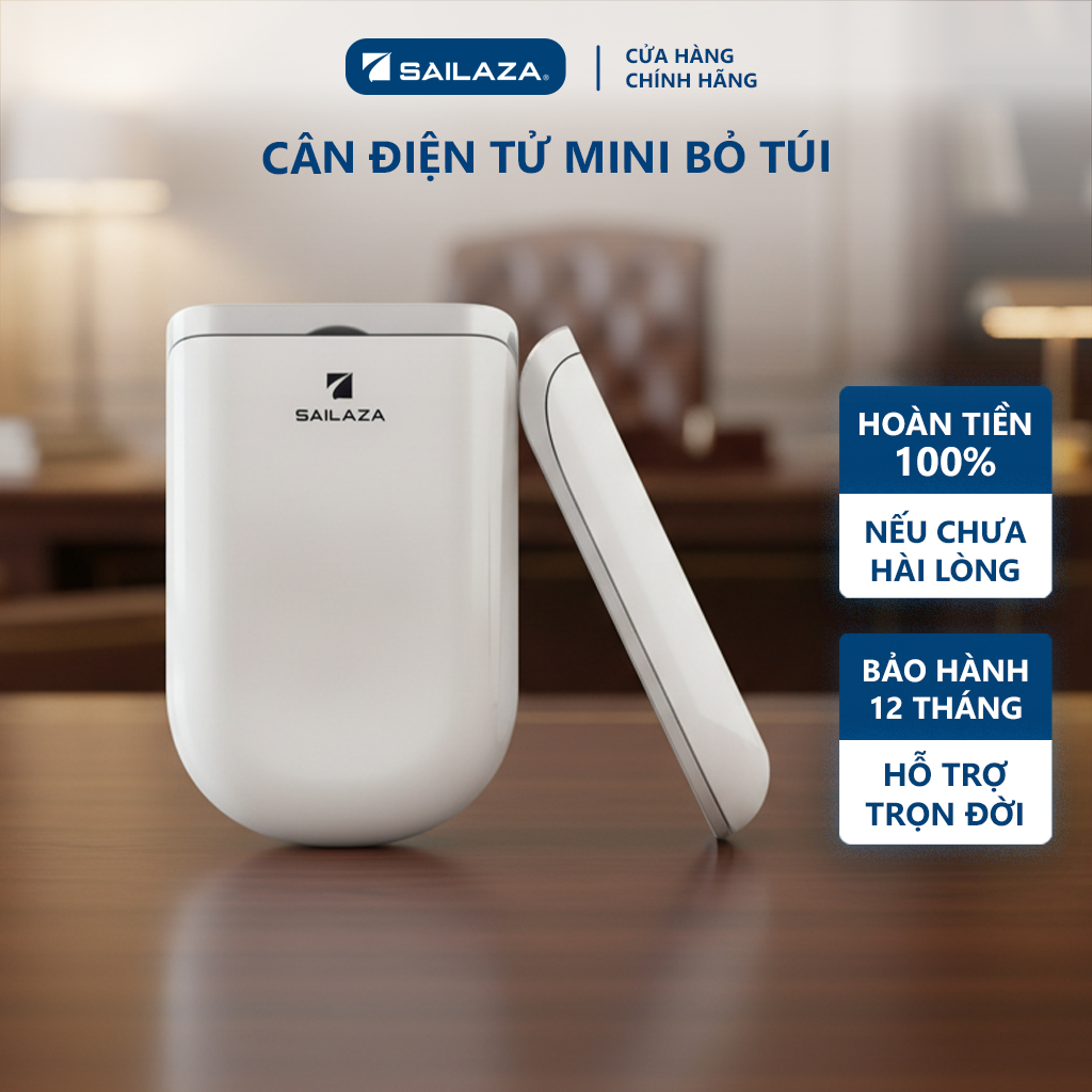Cân Điện Tử Mini Bỏ Túi Sailaza SA-1222, Độ Chính Xác 0.01g