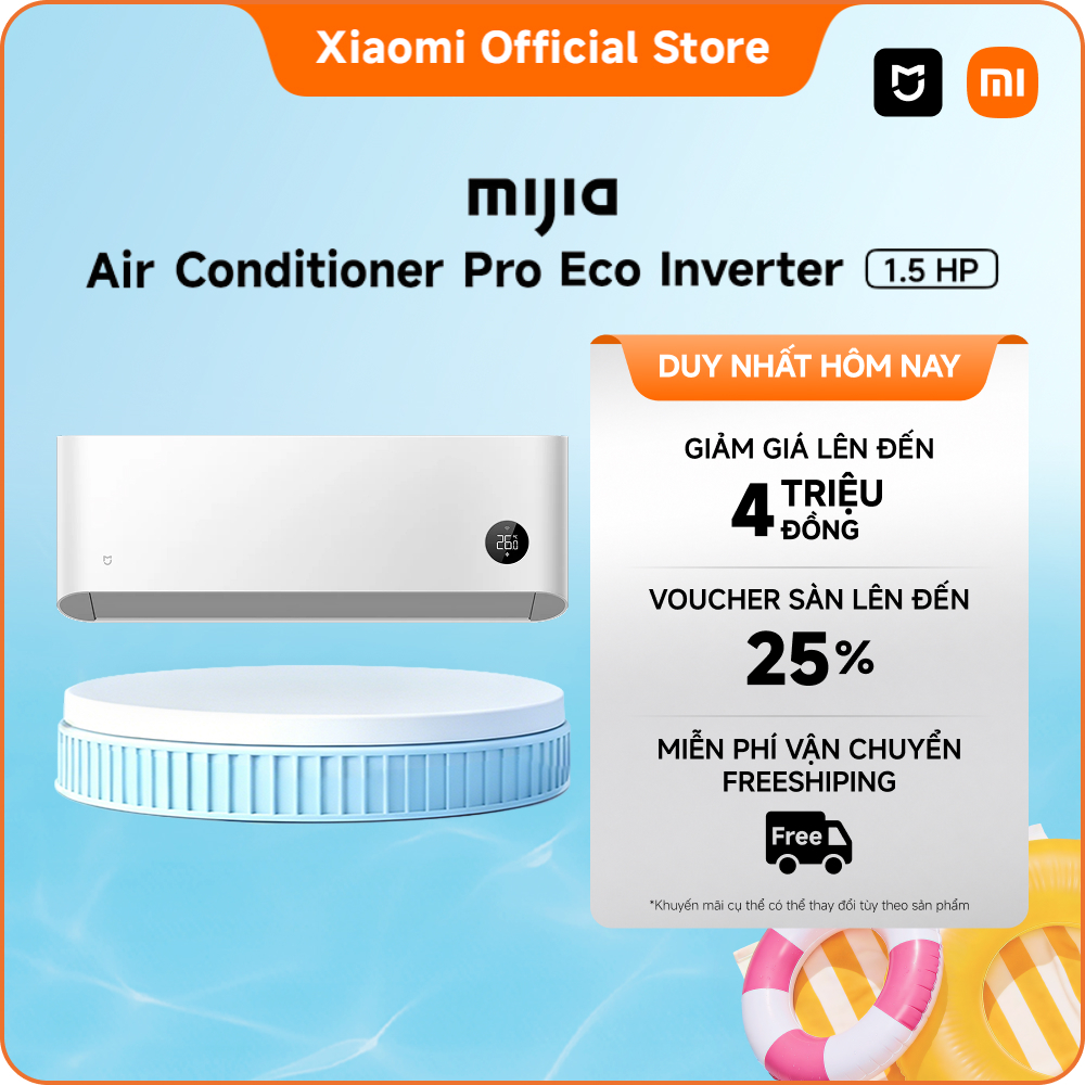 Máy lạnh/Điều hòa 1.5HP | Bảo hành 3 năm｜Xiaomi Mijia Air Conditioner Pro Eco Inverter
