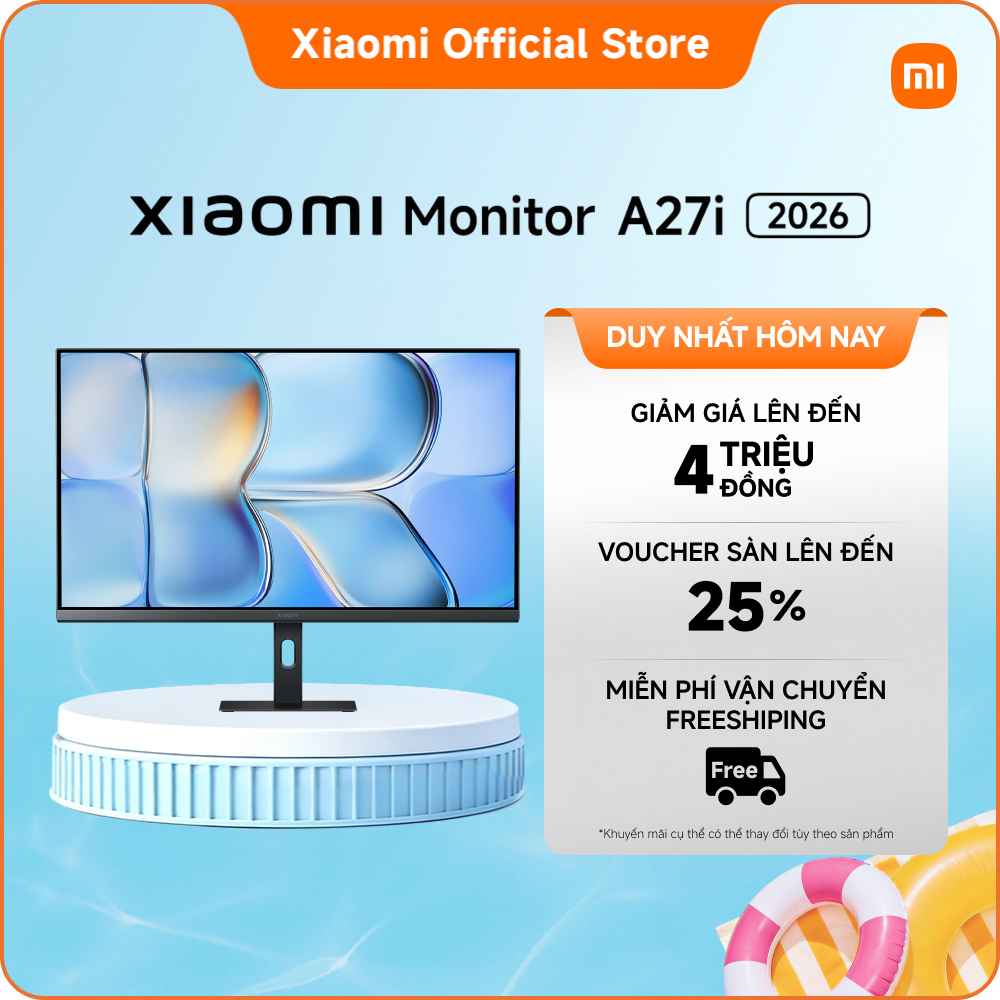 Màn hình Xiaomi A27i 2026 OM8FF-EU | Tần số quét cao 144Hz | Độ sáng 300nits | Màn hình cứng IPS 27-inch | BigBuy360 - bigbuy360.vn