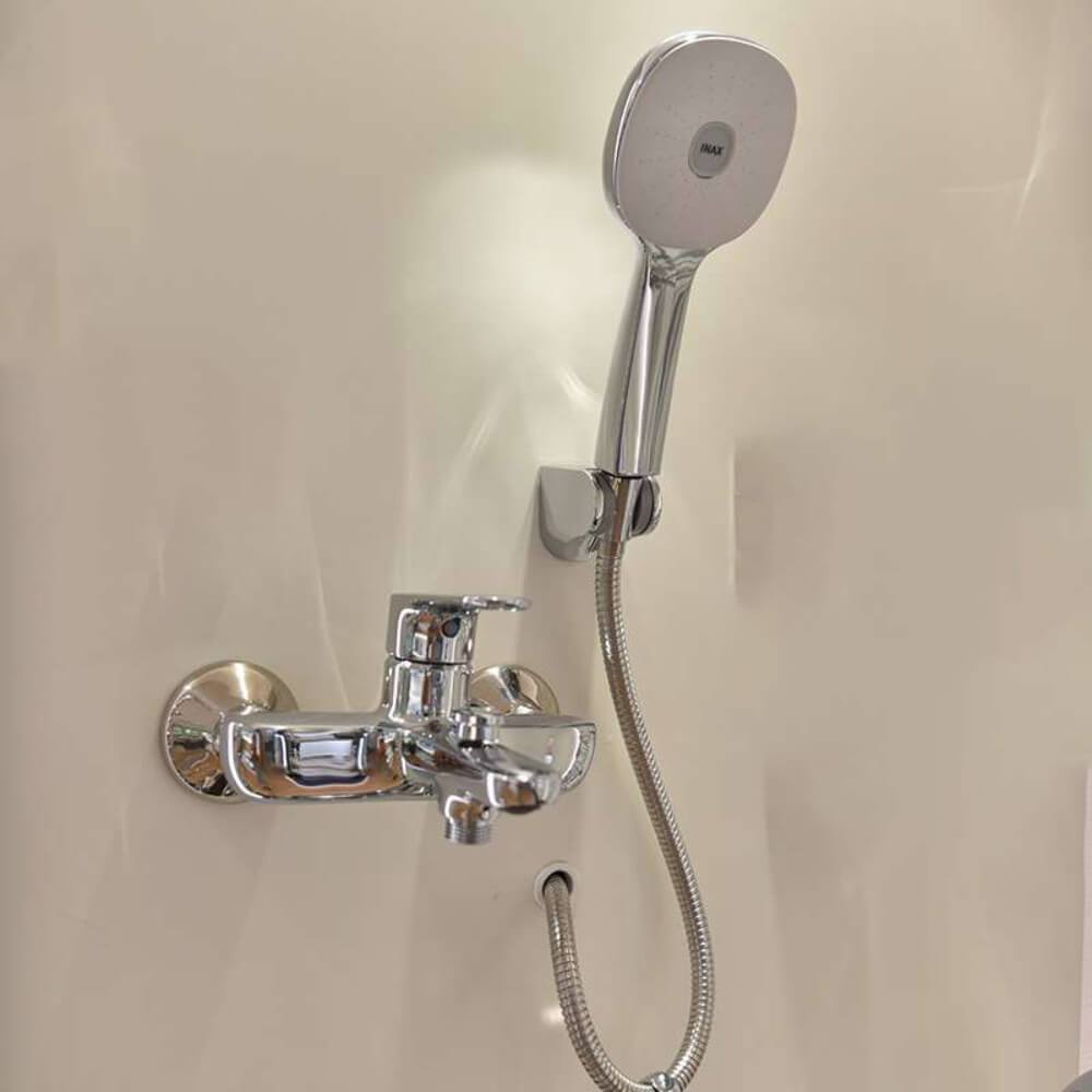 Vòi sen tắm nóng lạnh INAX BFV 1403S 8C, vòi hoa sen gật gù, Cam kết chính hãng 100%