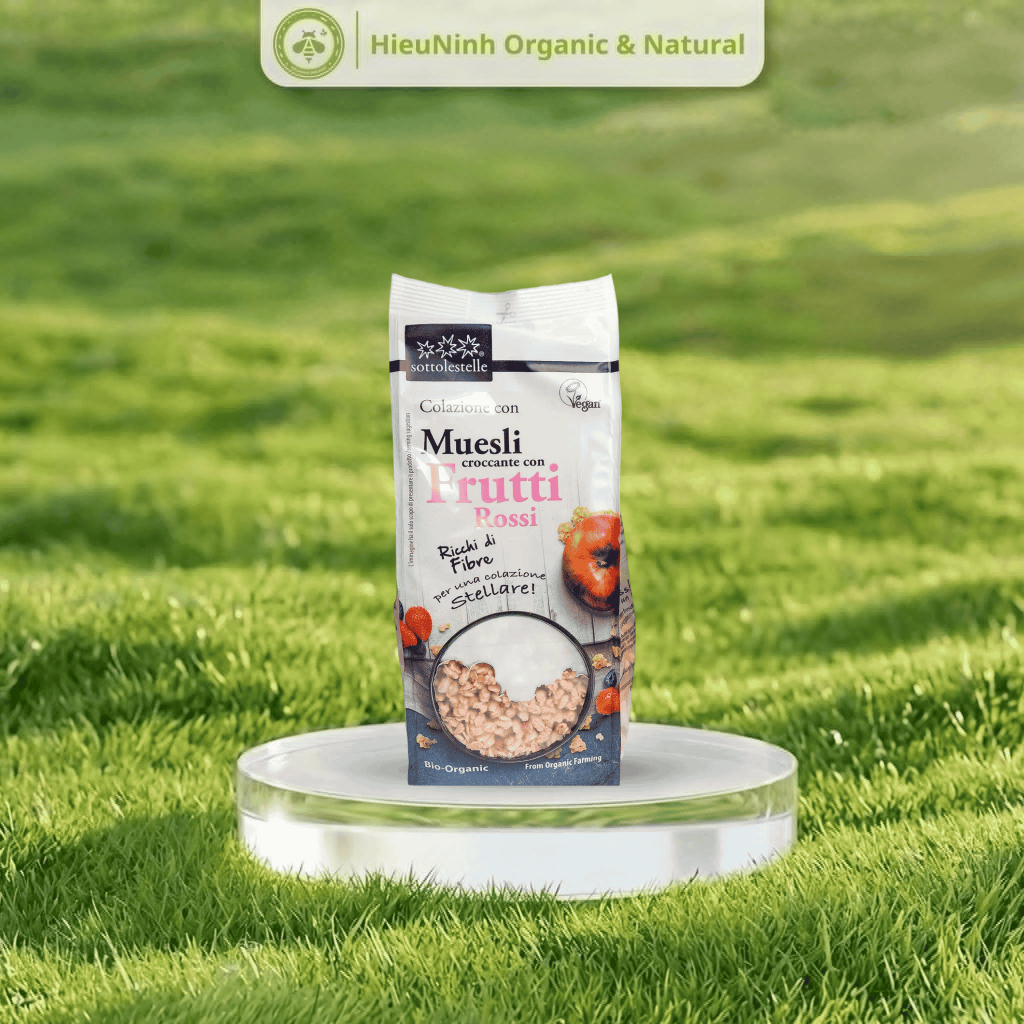 Ngũ cốc giòn Muesli mix Berry hữu cơ 350g