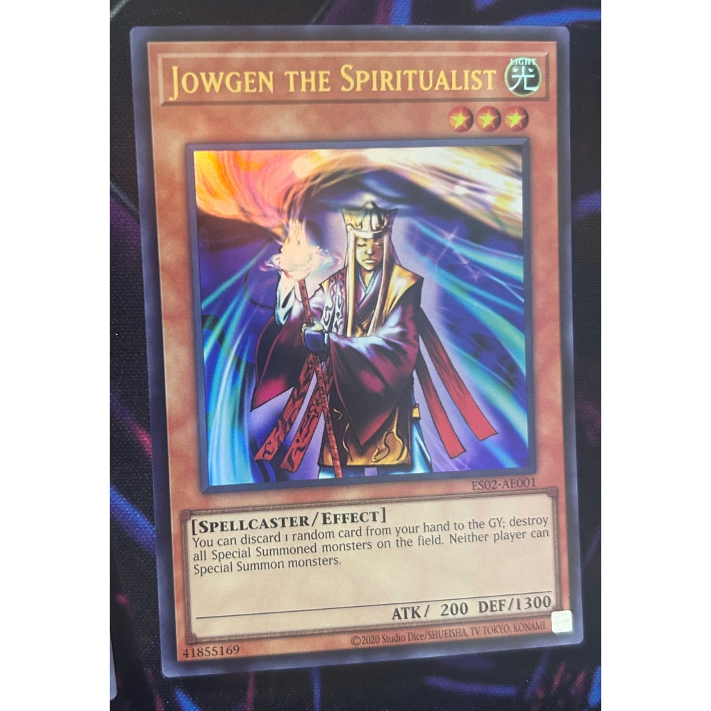 Thẻ bài Yugioh - ES02-AE001 Jowgen the Spiritualist (UR)