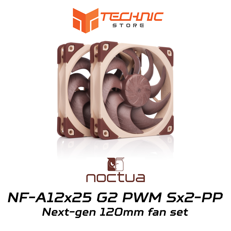 Quạt tản nhiệt Noctua NF-A12x25 G2 PWM Sx2-PP