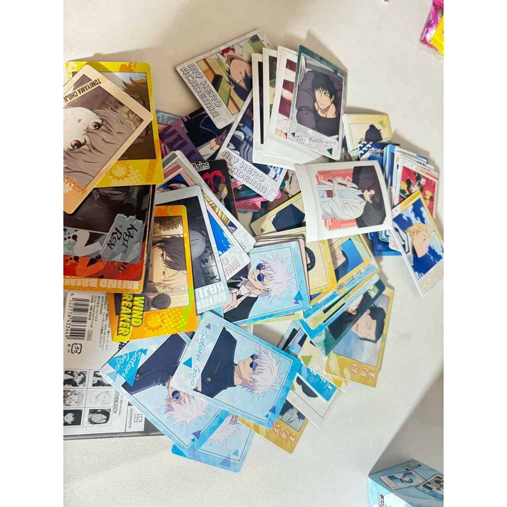⁠Card bo góc Anime JJK / MHA / Kaiju No.8 / Wind Breaker - Thẻ bo góc bóc pack⁠