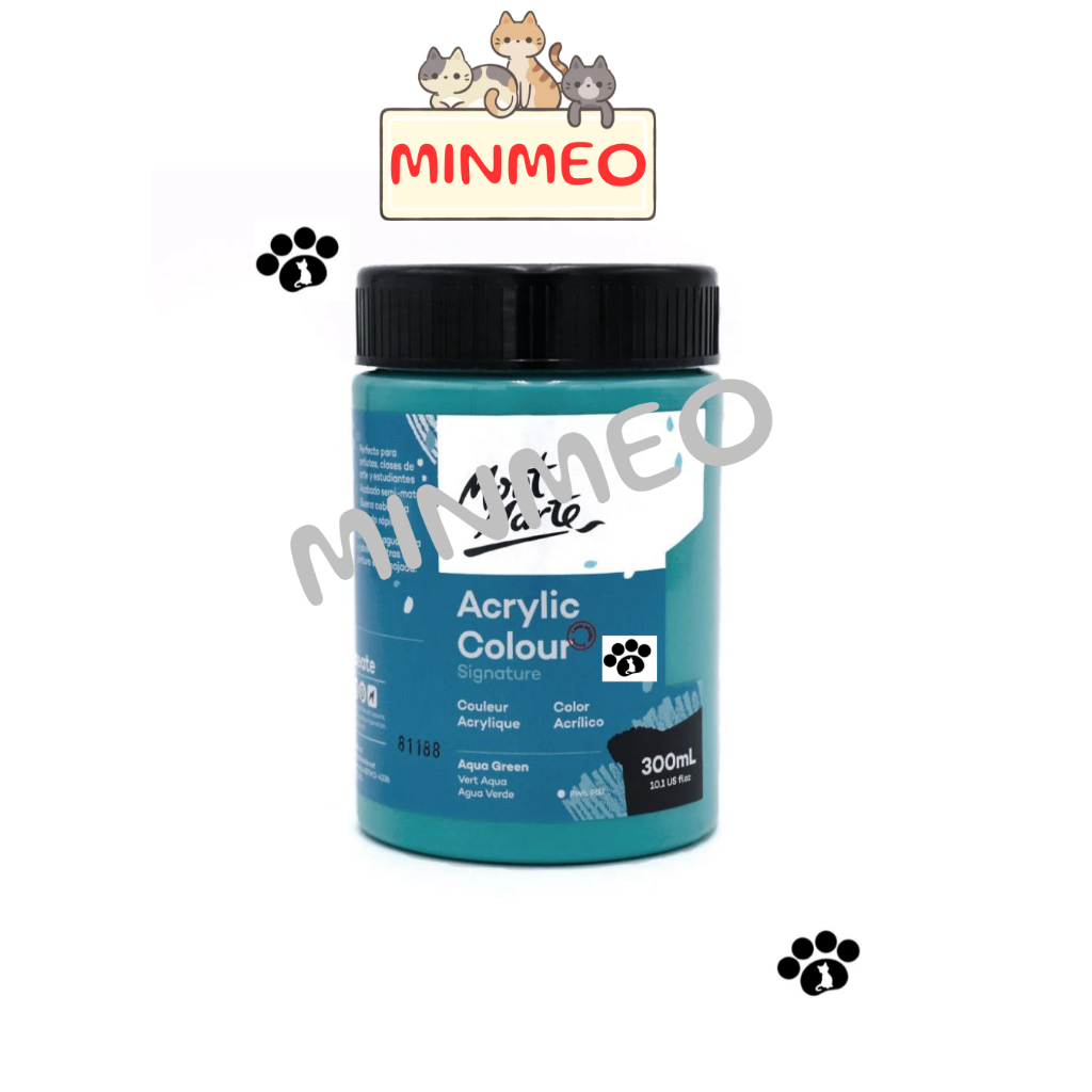 Màu chiết Acrylic MM 30ml - Aqua green