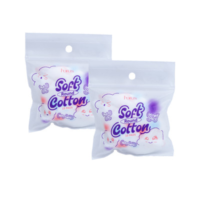 [QUÀ TẶNG KHÔNG BÁN] 2pcs Horus Bông tẩy trang tròn Round Soft Cotton Pads 15 pads - Ultra Soft