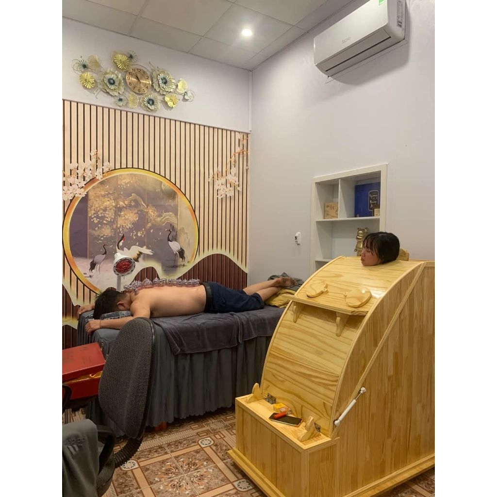 cabin xông hơi gỗ thông nhập khẩu 👉