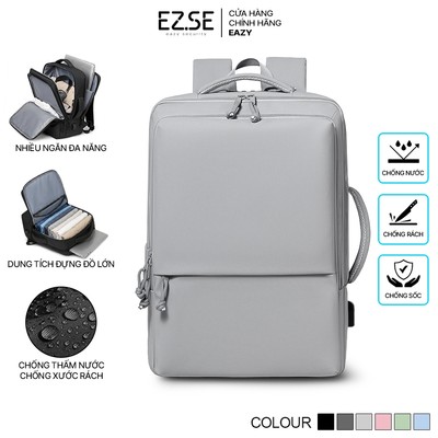 Balo đựng laptop du lịch chống nước cao cấp EAZY BLA02 , Balo đựng quần áo, Balo du lịch nam nữ