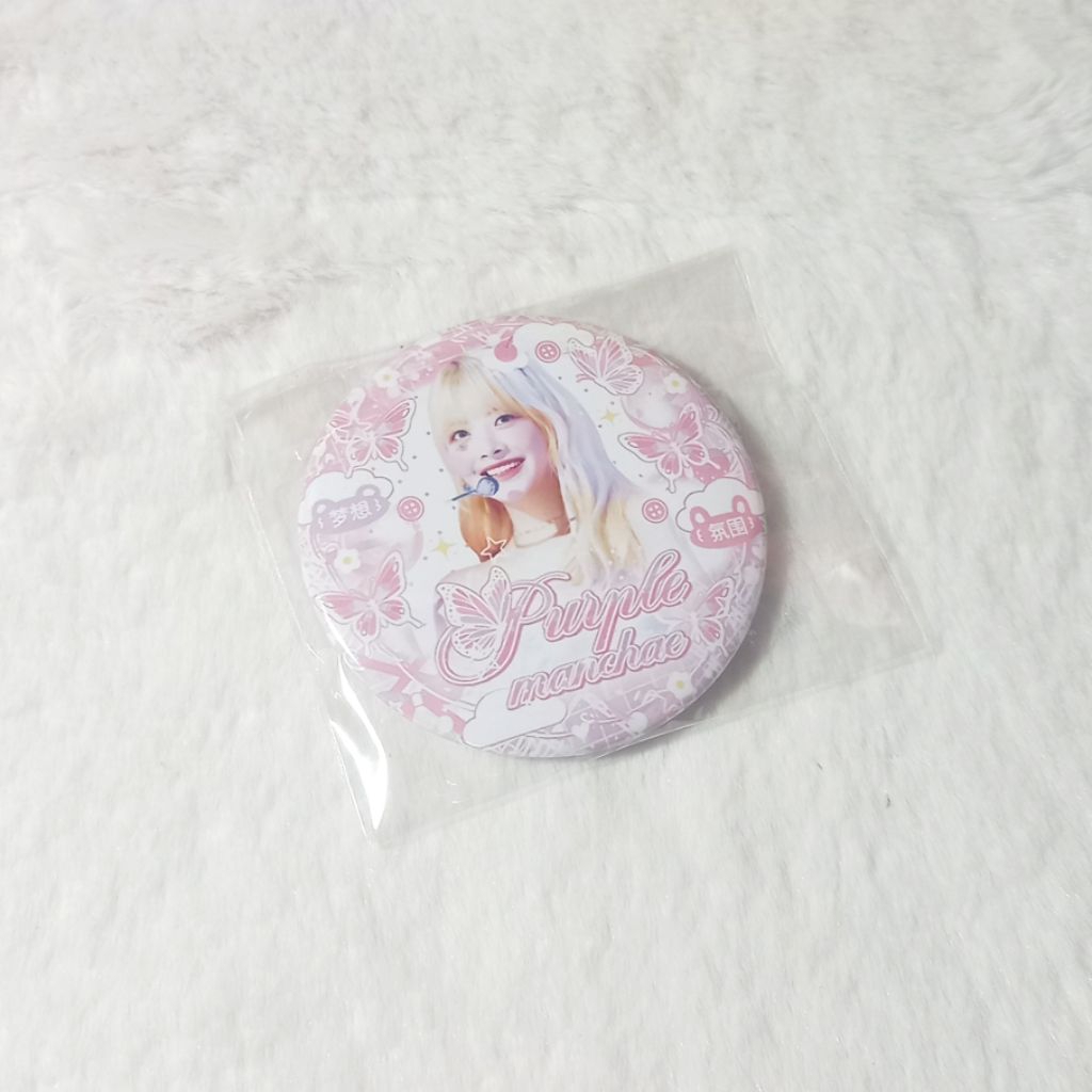 Huy hiệu in hình Hong Eunchae LE SSERAFIM kích thước 5,8cm