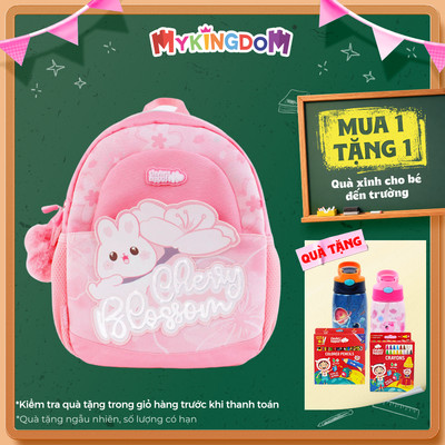 Ba Lô Mẫu Giáo, Mầm Non Mini Cherry Bunny CLEVER HIPPO BC4121/PINK